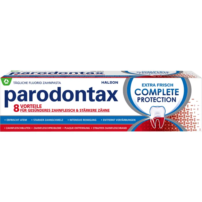 Bild von Parodontax Complete Protection Zahnpasta mit Fluorid, 1x75ml, hilft Zahnfleischbluten zu reduzieren und vorzubeugen