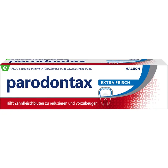 Bild von Parodontax Extra Frisch Zahnpasta, 75ml, hilft Zahnfleischbluten zu reduzieren und vorzubeugen
