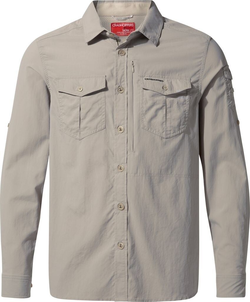 Bild von Craghoppers Nosilife Adventure II Langarmhemd Herren, Beige, Größe: S