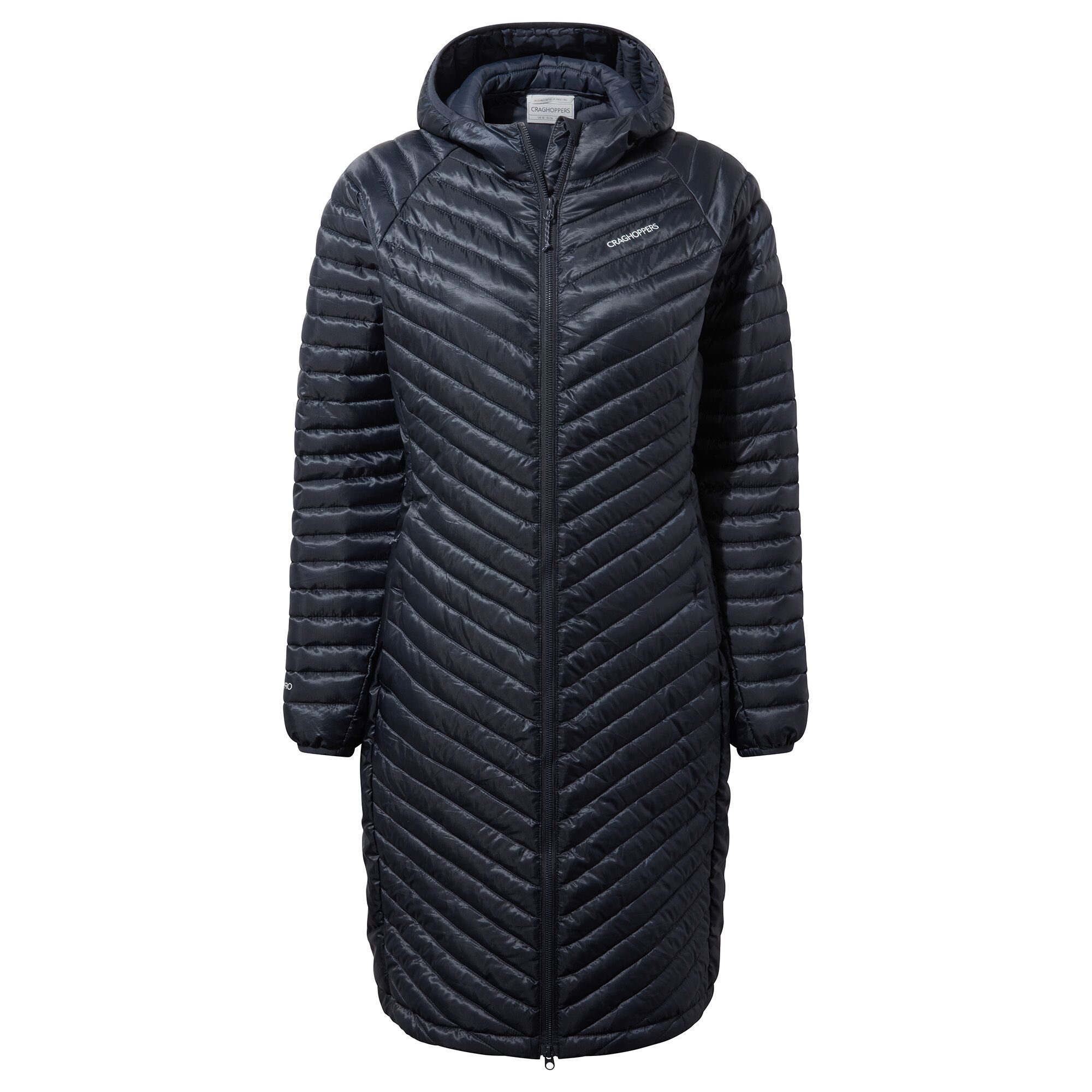 Bild von Craghoppers ExpoLite Isolierte Lange Kapuzenjacke für Damen Blue Navy