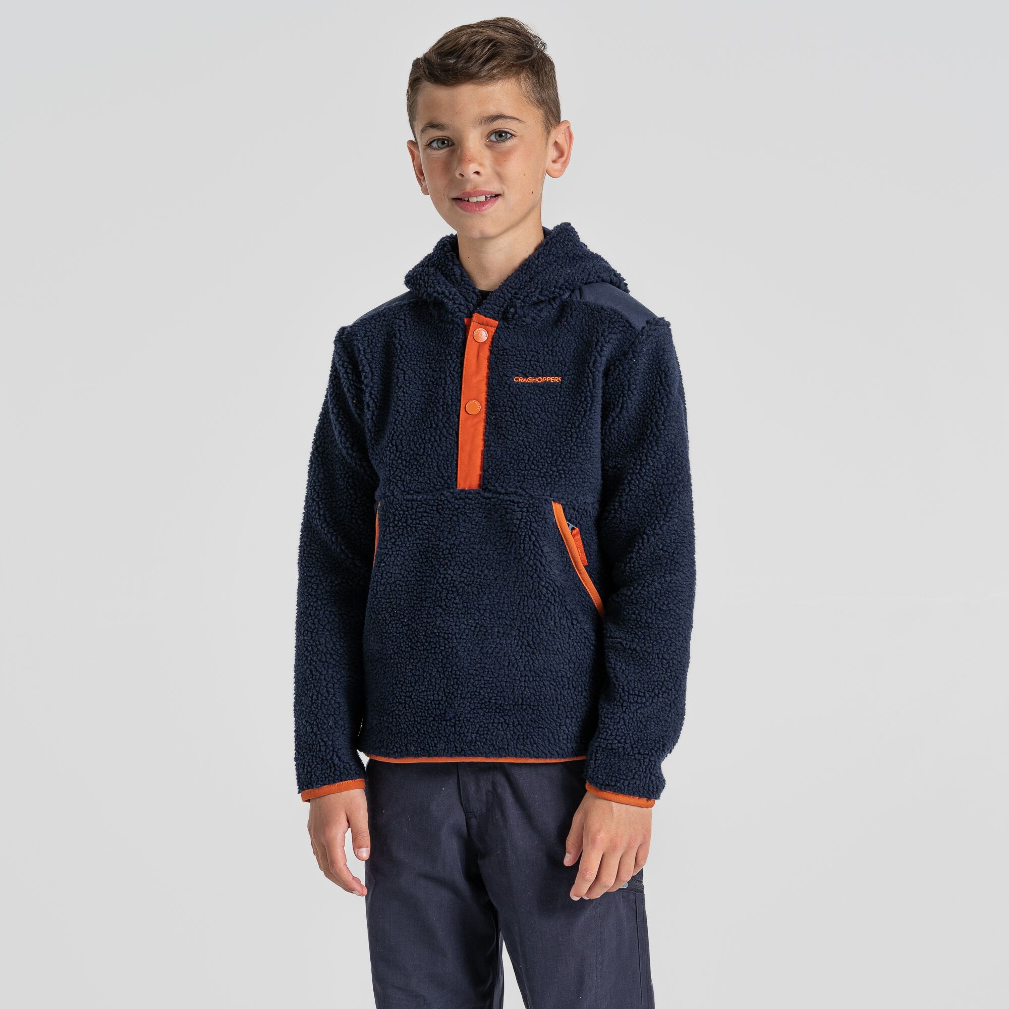 Bild von Craghoppers Mitson Kapuzenpullover Blue Navy