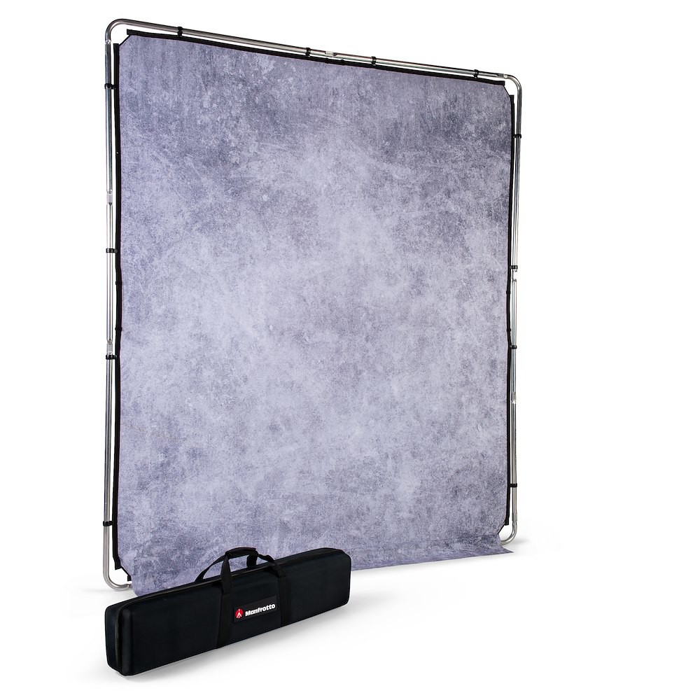 Bild von Lastolite EzyFrame Background 2 x 2.3m Concrete (200 cm, 230 cm), Hintergrundsystem, Grau