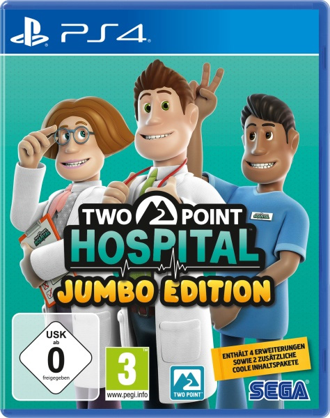 Bild von PS4 - Two Point Hospital JUMBO (DE Version) (mit OVP) (sehr guter Zustand) (gebraucht)