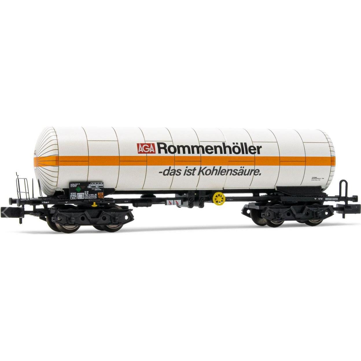 Bild von DB Gastankwagen, 4 Achsen, „Rommenhöller“, Epoche IV–V, mit Isolation (bedruckt)