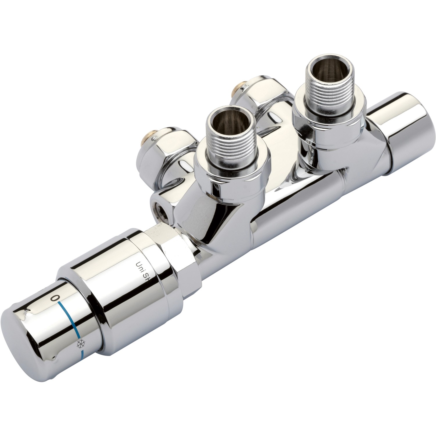 Bild von Nordholm Anschlussarmatur TwinReg® 500 schwenkbar Chrom