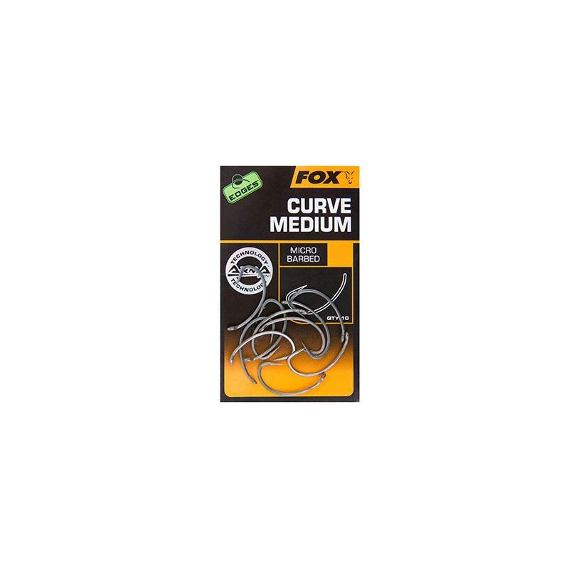 Bild von FOX Edges Armapoint Curve Shank Medium Gr.8 10Stk.