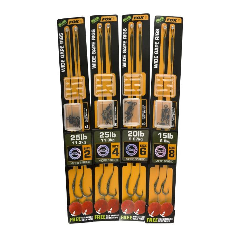 Bild von FOX Edges Armapoint Wide Gape Ready Rigs Gr.2 11,3kg Weedy Green 2Stk.