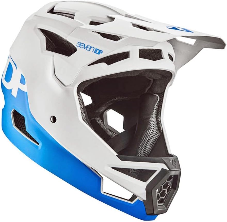 Bild von 7iDP Project 23 ABS Full Face Enduro DH Cycle Helmet 2022 (Blue/White M)