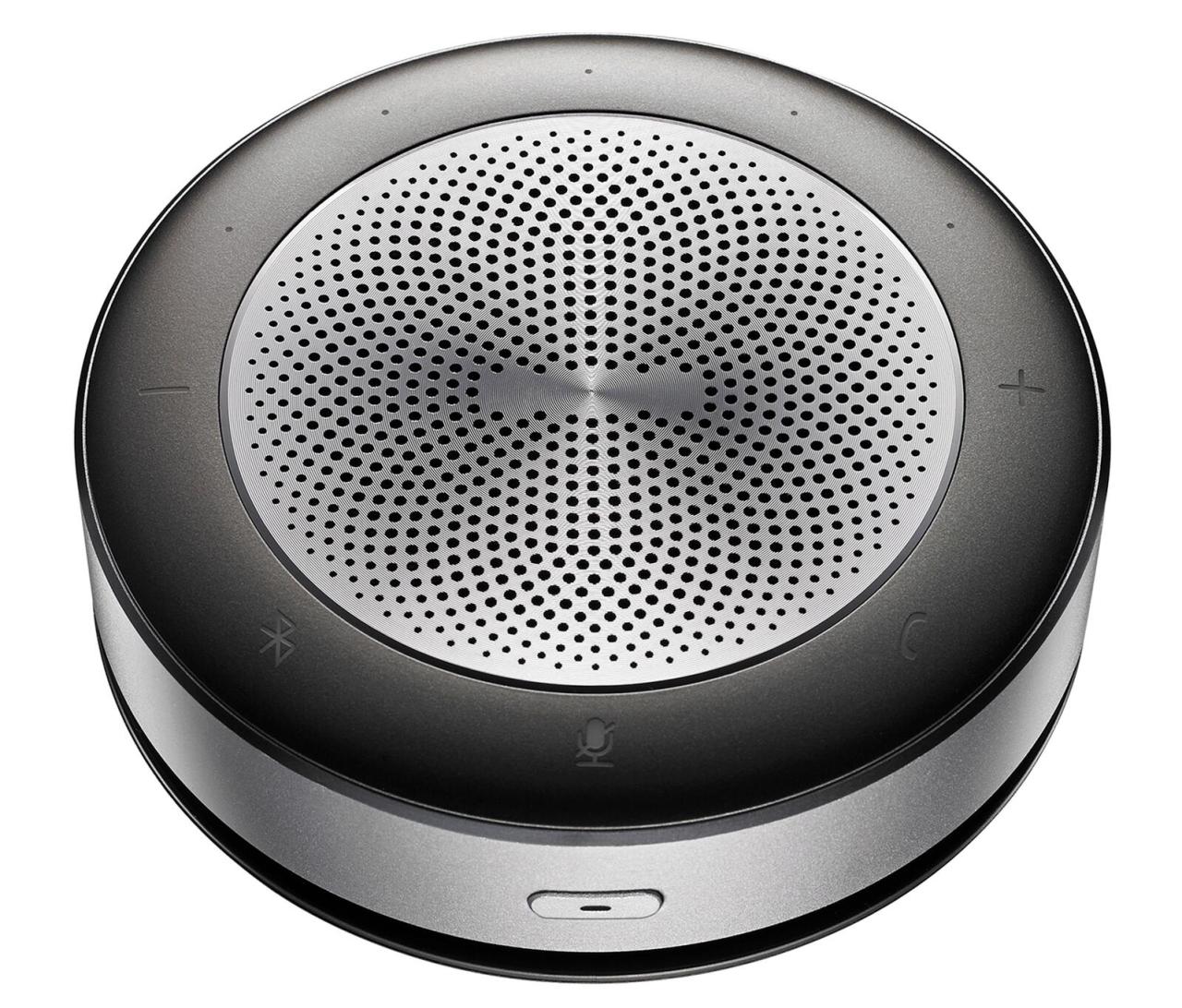 Bild von Optoma Loudspeaker with microphone Bluetooth 4.2 Scope 5m 360 multidirectional microphone Autonomy 8 (8 h, Batteriebetrieb), Bluetooth Lautsprecher, Schwarz, Grau