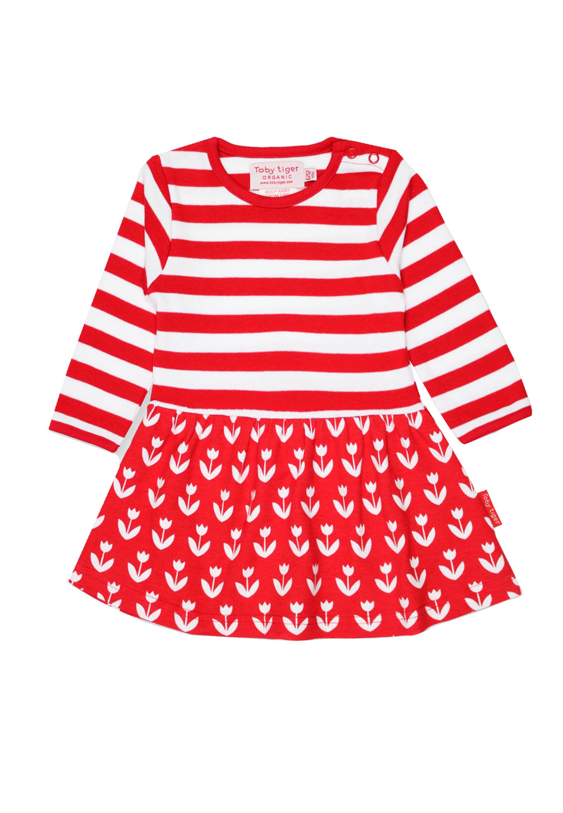 Bild von Toby Tiger Kleid mit Tulpen