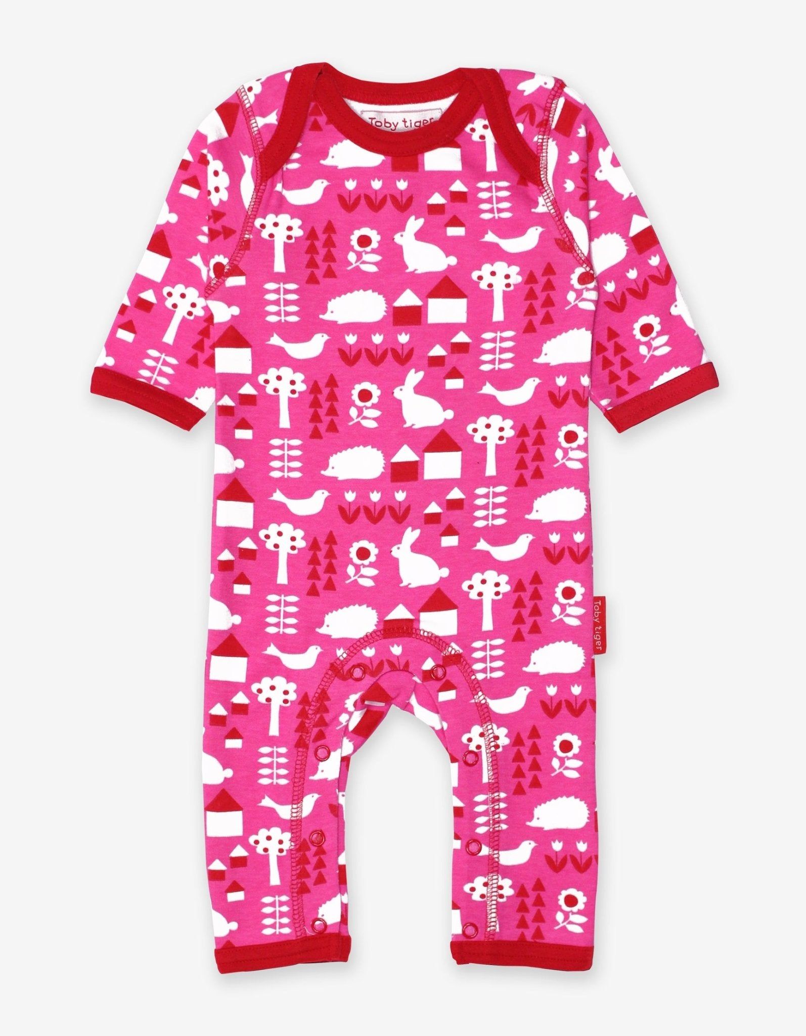 Bild von Toby Tiger Schlafanzug mit Garten Print