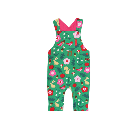 Bild von Toby Tiger Latzhose mit Wald Print – Für kleine Entdecker