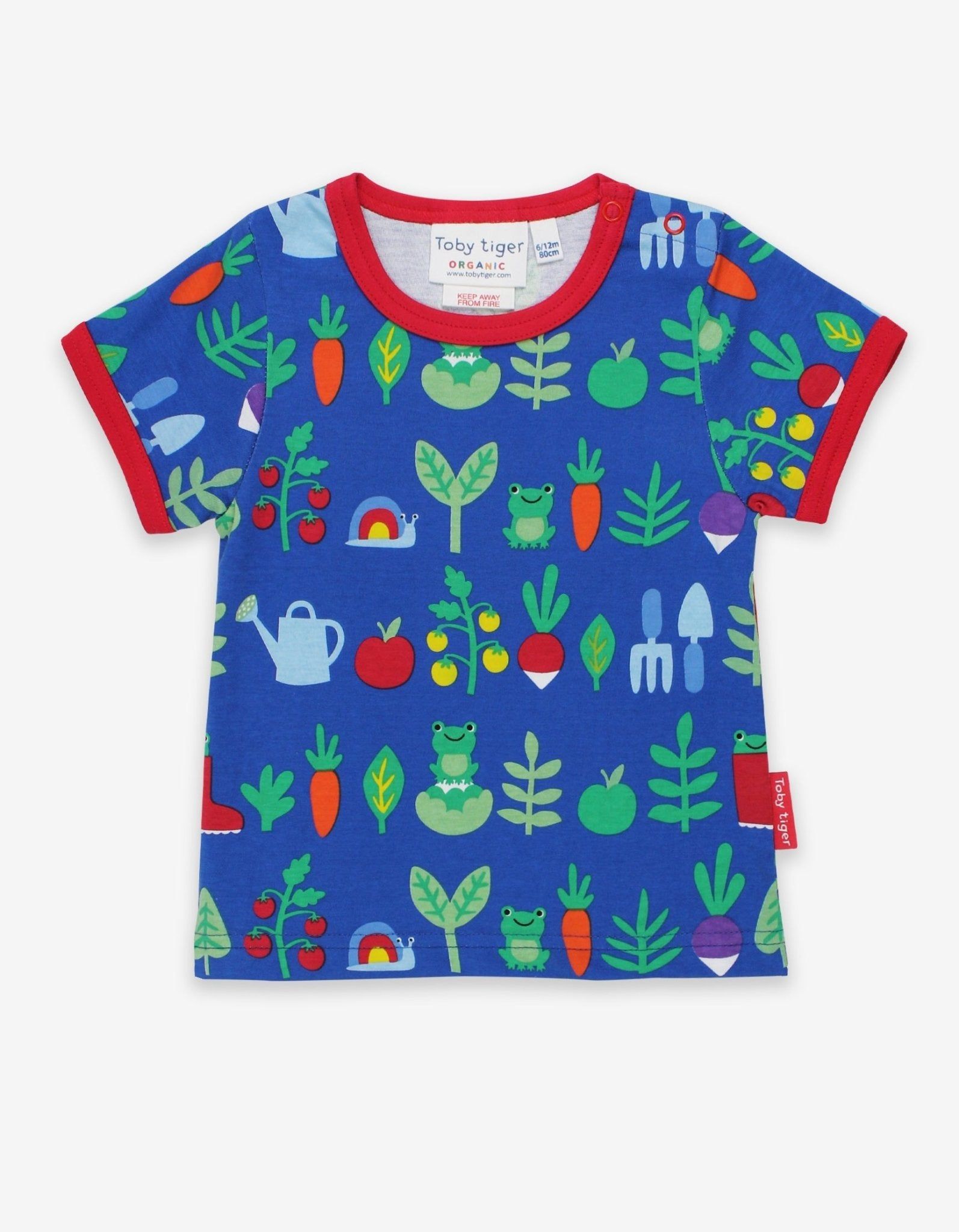 Bild von Toby Tiger T-Shirt , Garten Print