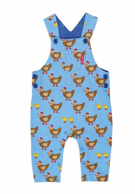 Bild von Toby Tiger Latzhose Latzhose mit Hühner und Küken Print