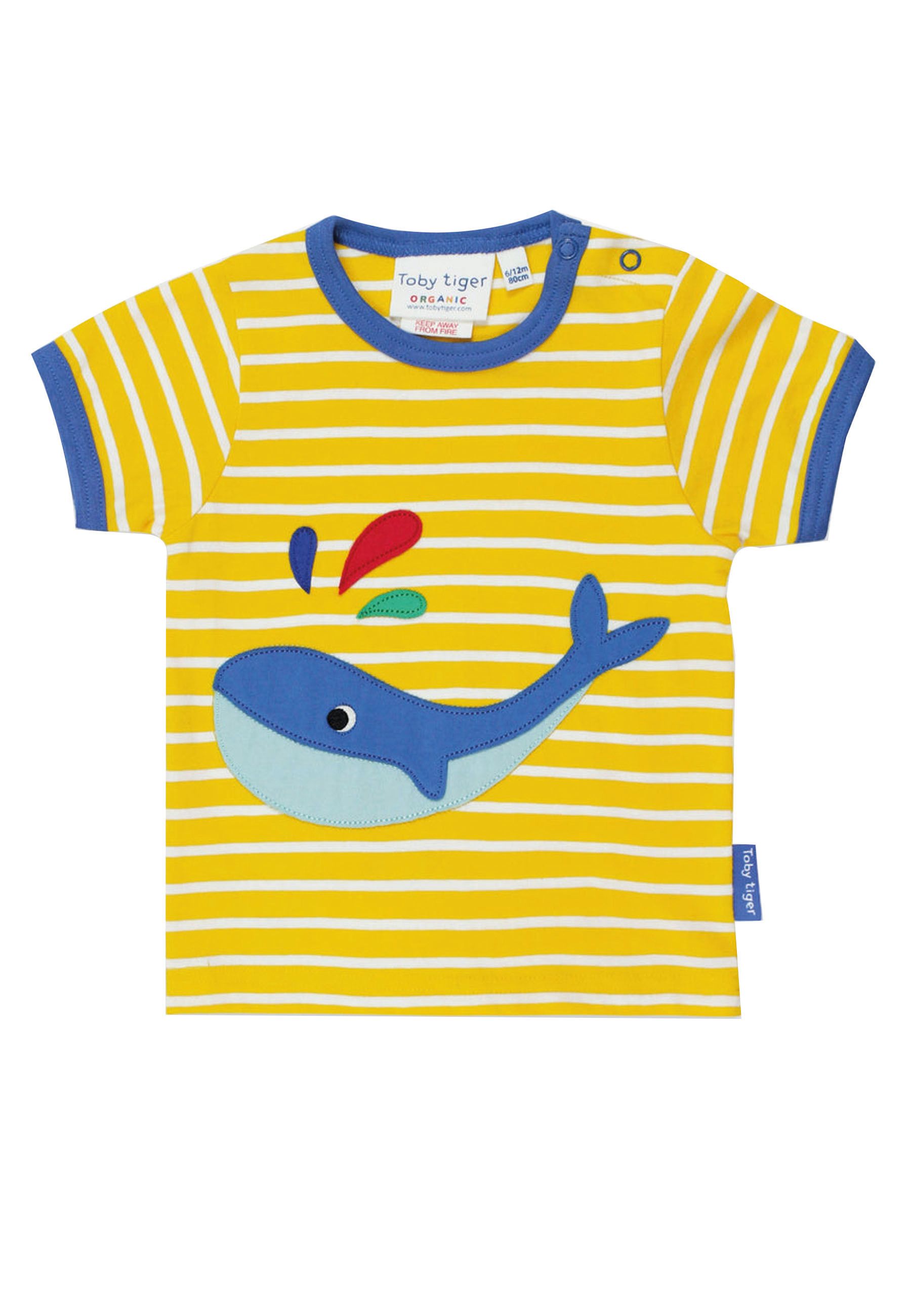 Bild von Toby Tiger T-Shirt mit Wal-Applikation