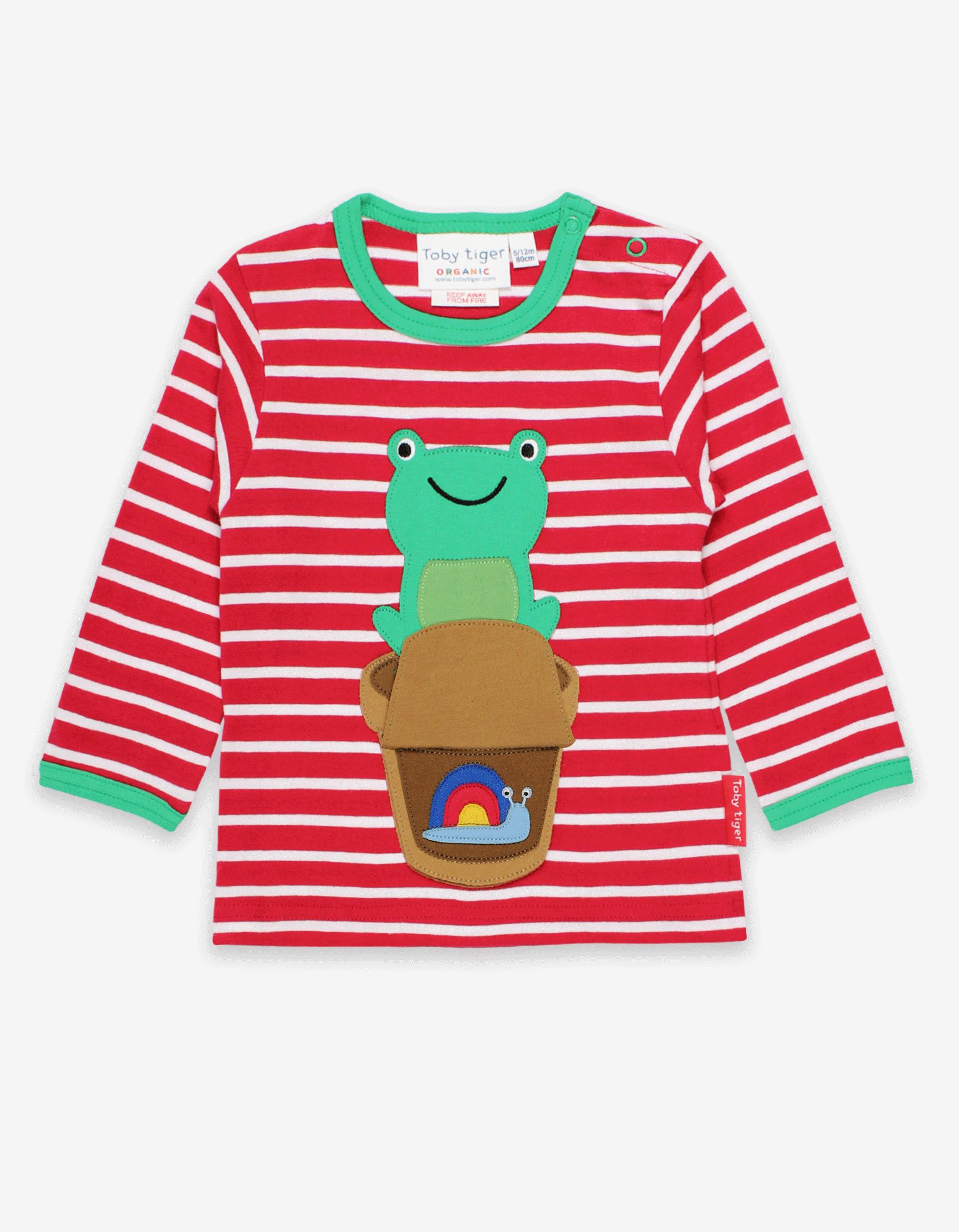 Bild von Toby Tiger Langarmshirt Frosch-Applikation