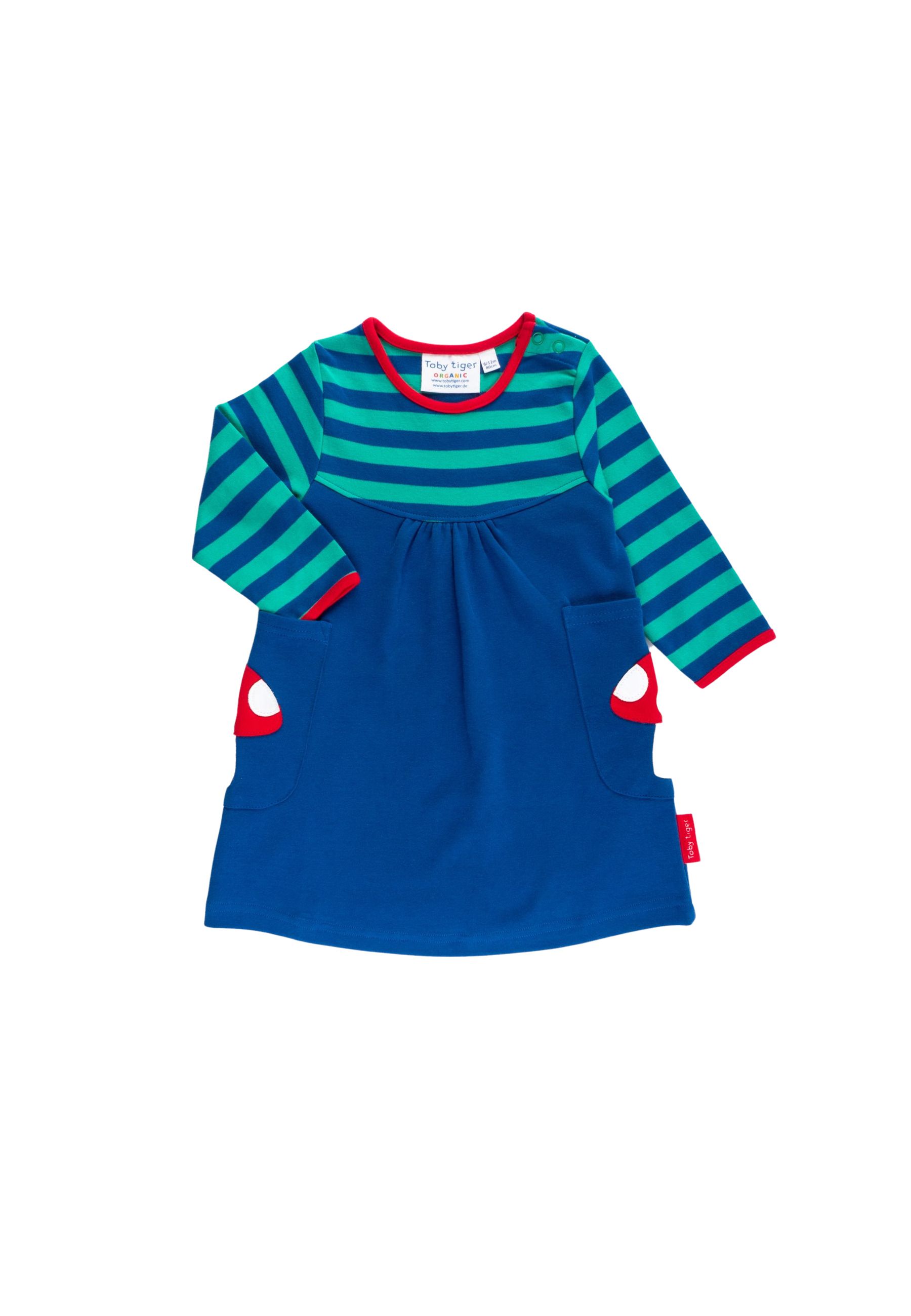 Bild von Toby Tiger Shirtkleid Kleid mit Blumen Muster und Pilz Applikation