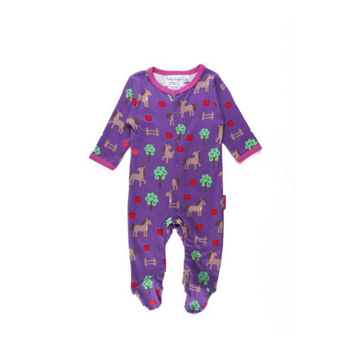 Bild von Toby Tiger Schlafanzug mit Pferde Print – Ideal für einen kuscheligen Schlaf