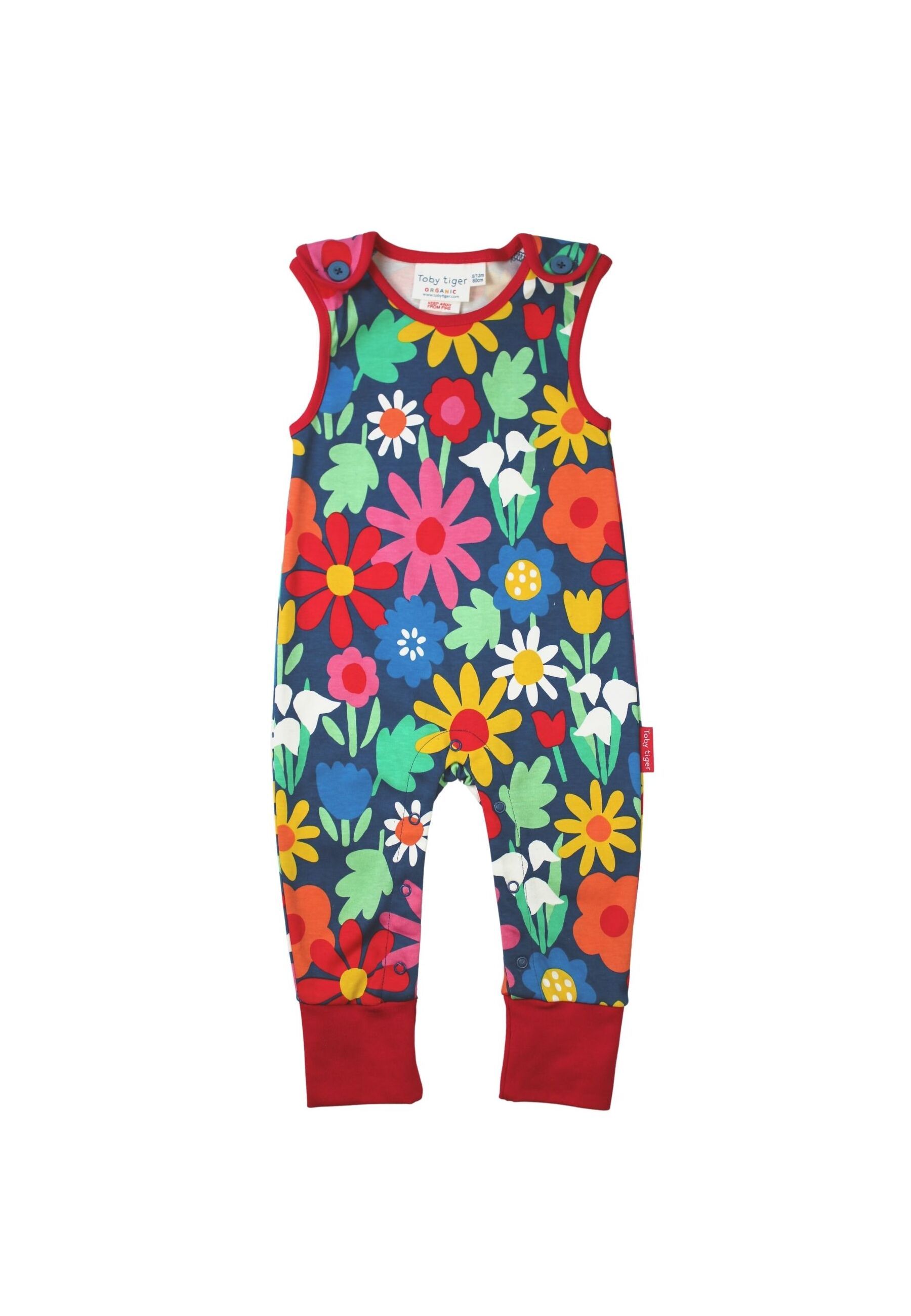 Bild von Toby Tiger Strampler mit auffälligem Blumenmuster