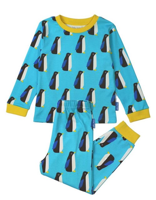 Bild von Toby Tiger Schlafanzug Schlafanzug mit Pinguin Print