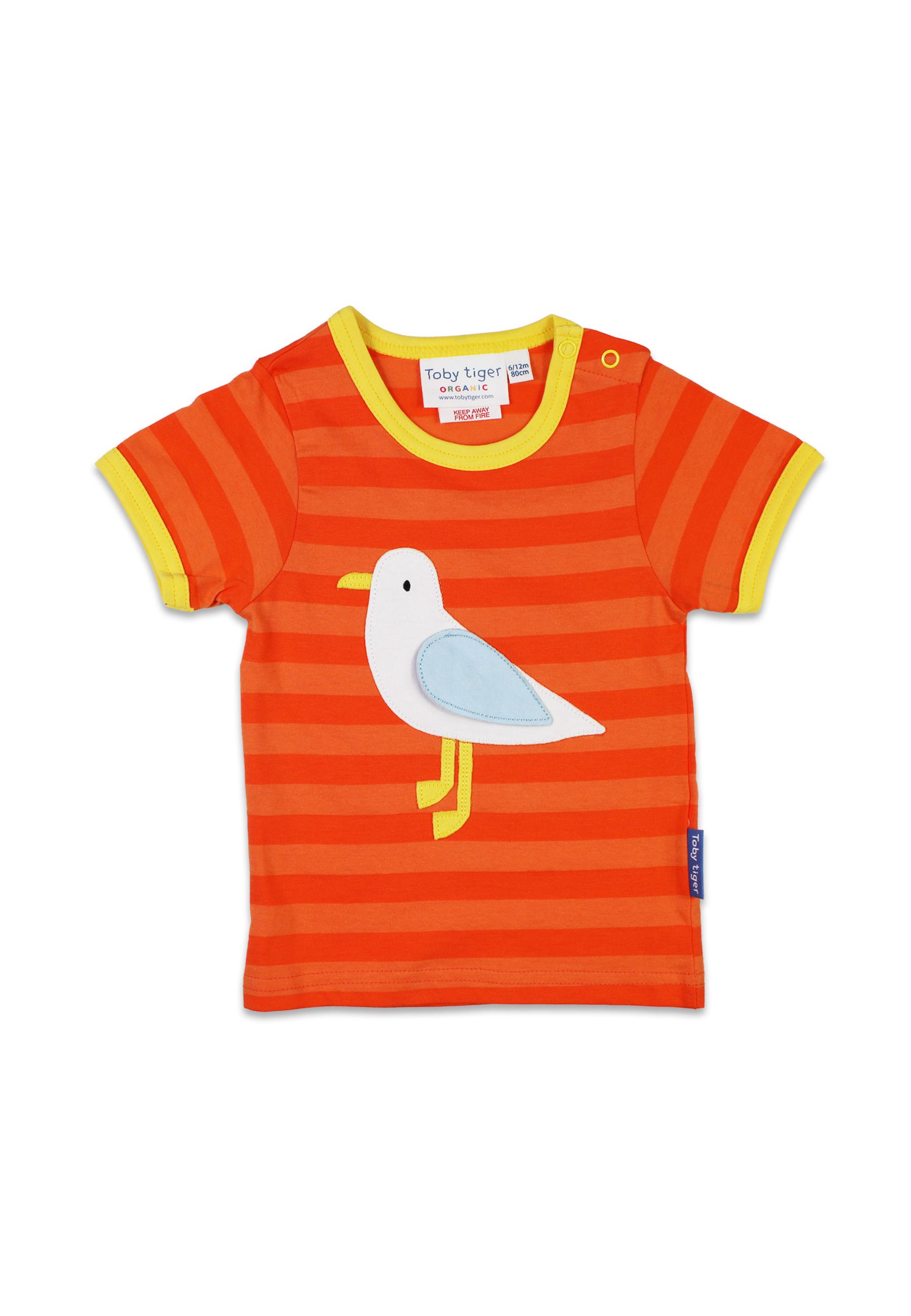 Bild von Toby Tiger Kurzarmshirt mit Möwen-Applikation