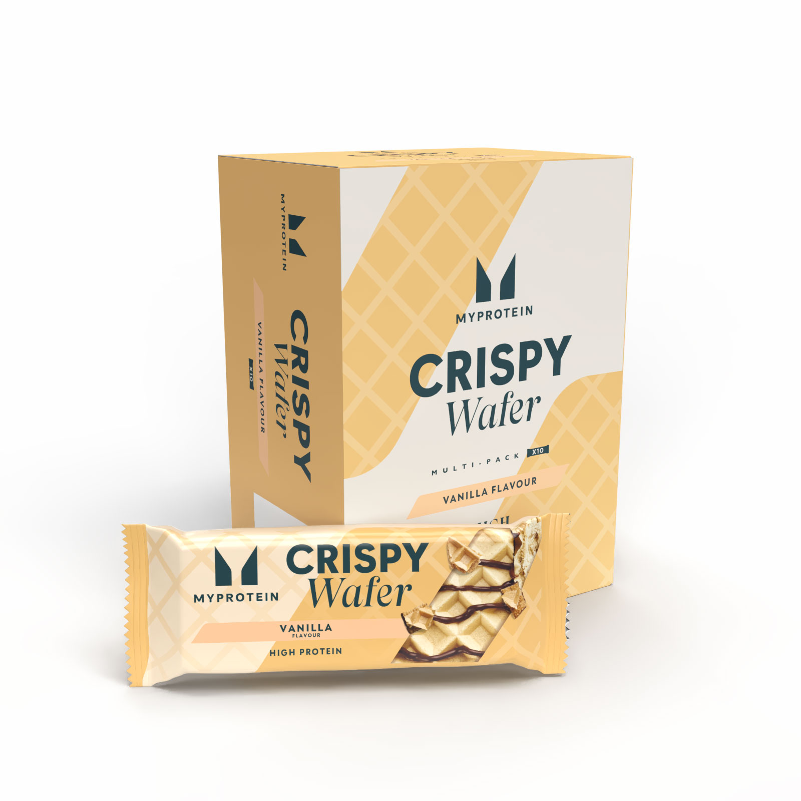 Bild von Protein Waffel - 10Riegeln - Vanille