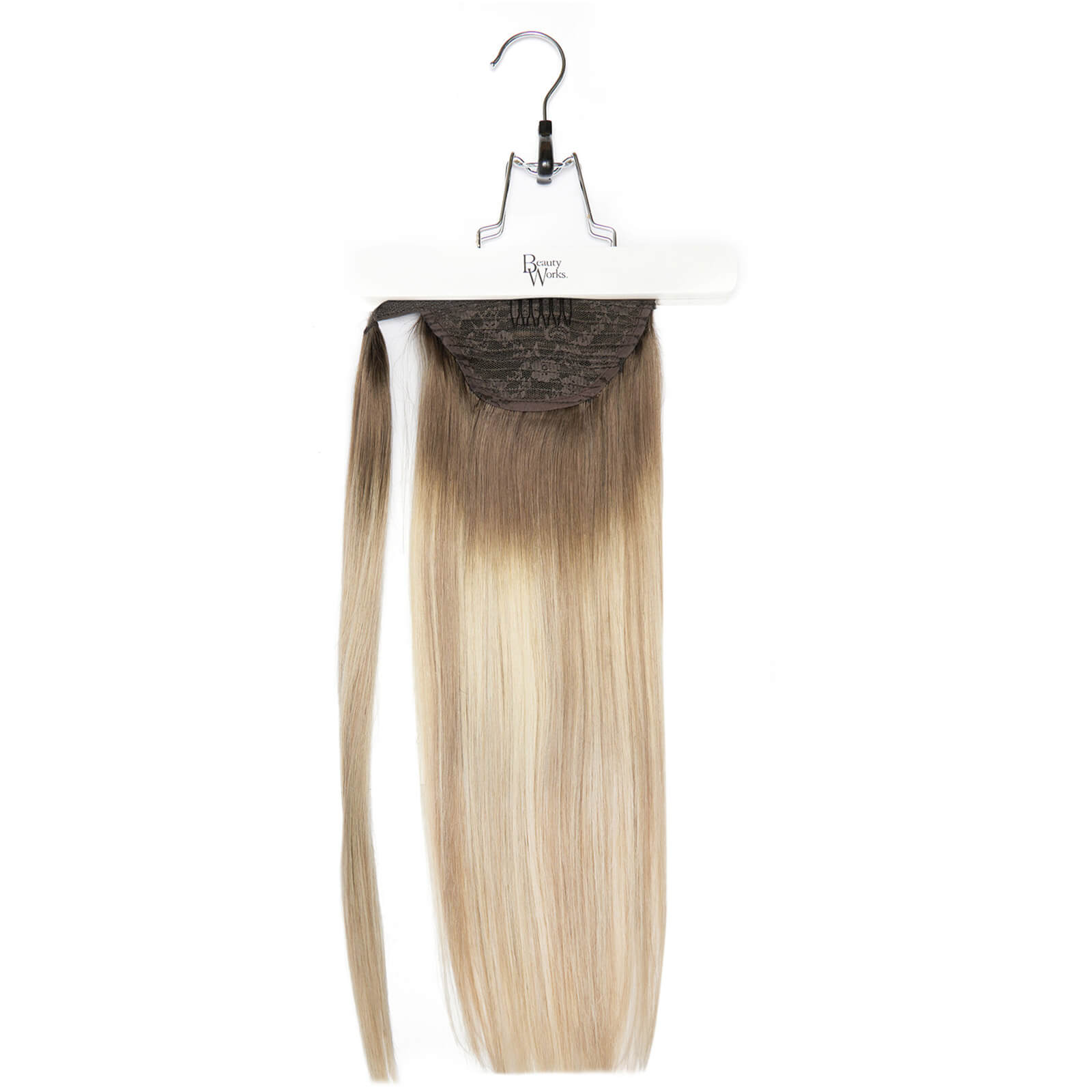 Bild von Beauty Works Super Sleek Invisi Pony 18 Inch Extensions (Various Colours) - Scandinavian Blonde