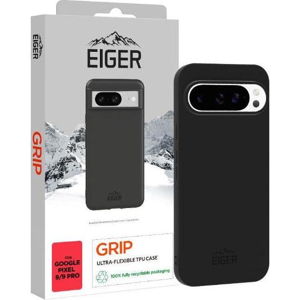 Bild von Eiger Grip Case (Google Pixel 9, Google Pixel 9 Pro), Smartphone Hülle, Schwarz