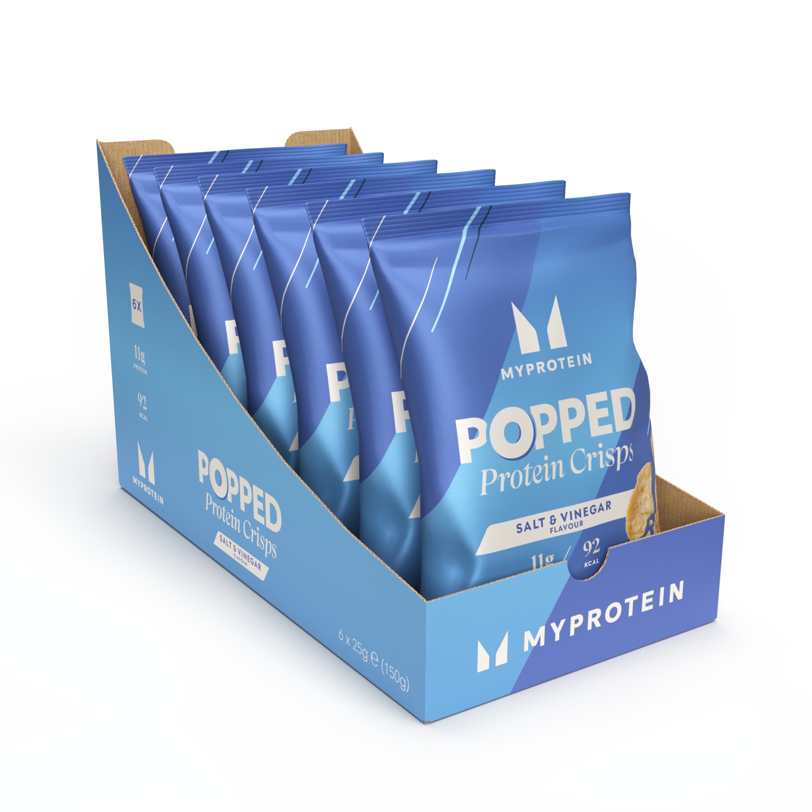 Bild von Gepuffte Protein Crisps - Salz & Essig