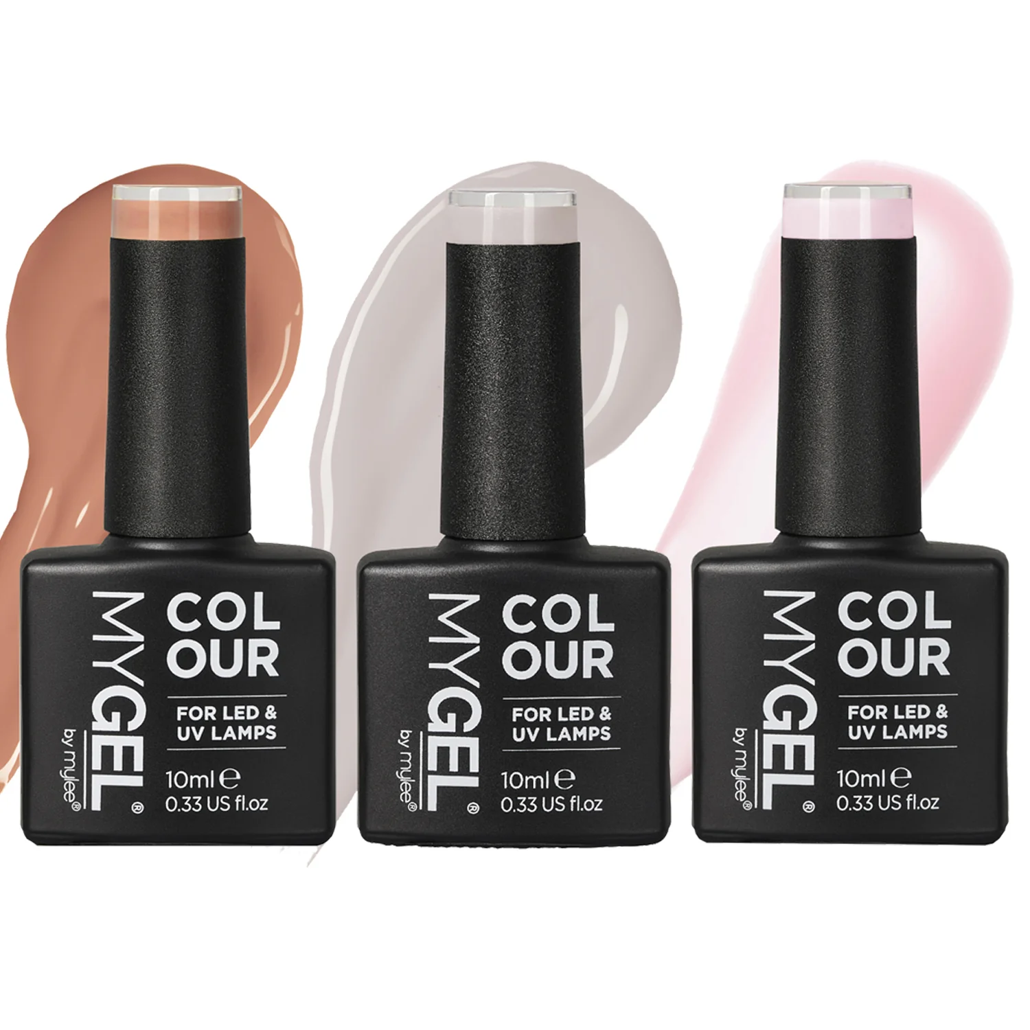 Bild von Gel Nagellack Trio - 3x10ml - The Nudes