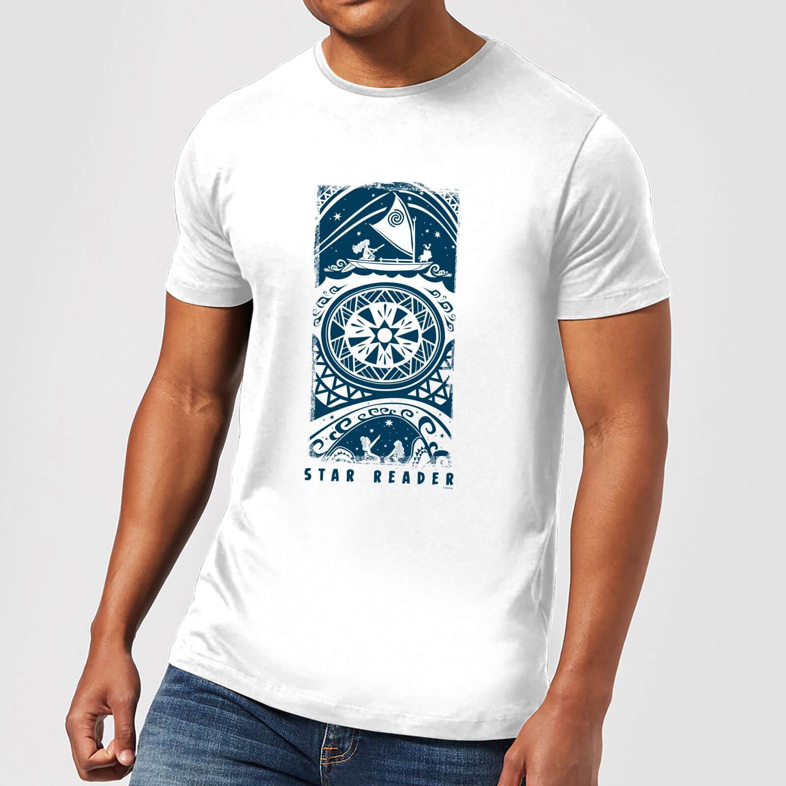 Bild von Vaiana (Moana) Star Reader Herren T-Shirt - Weiß - XL
