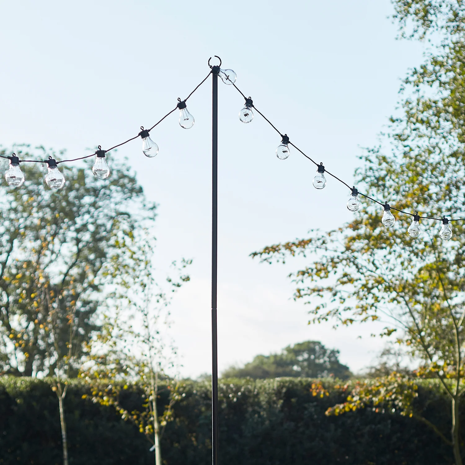 Bild von Party Lichterketten Mast 2,75m