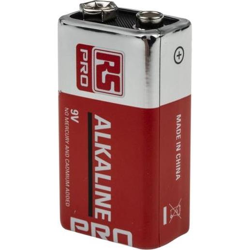 Bild von Rs Pro RS 9V Alkaline Battery 15 Pack (15 Stk., PP3, 550 mAh), Batterien + Akkus