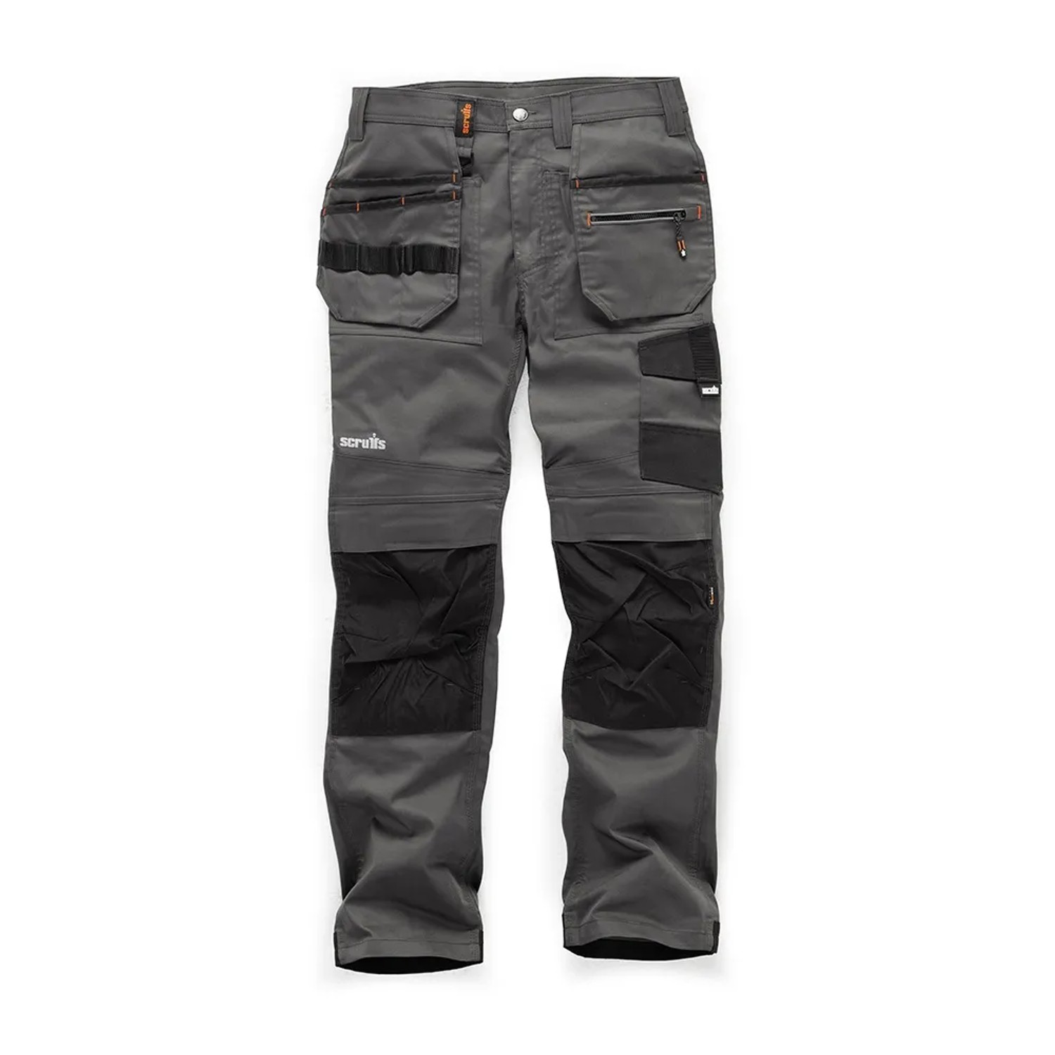 Bild von Scruffs Stretch Arbeitshose Trade Flex Grau Größe 25 kurz - 40x5x28
