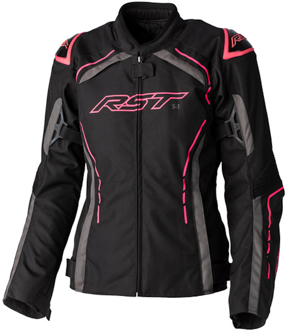 Bild von RST S-1 Mesh Damen Motorrad Textiljacke, schwarz-weiss, Größe 2XL