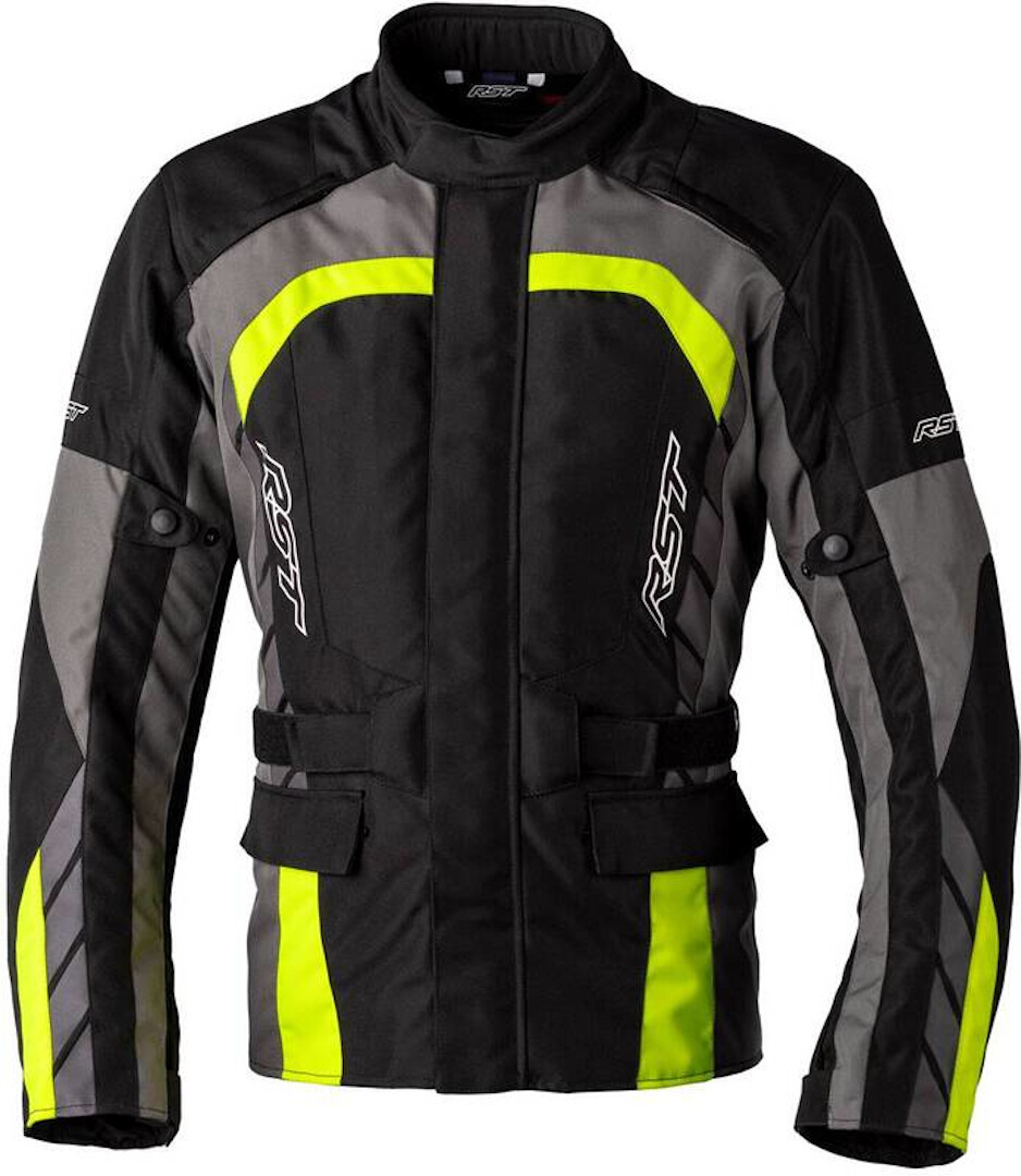 Bild von RST Alpha 5 Motorrad Textiljacke, schwarz-grau-gelb, Größe S für Männer
