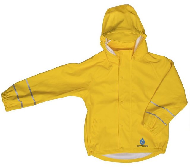 Bild von DRY KIDS Regenjacke Wasserdichte ungefütterte Jacke für Kinder