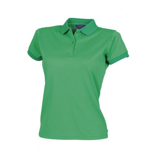 Bild von Henbury Poloshirt Damen Coolplus Wicking Polo Shirt / Mikro-Piqué