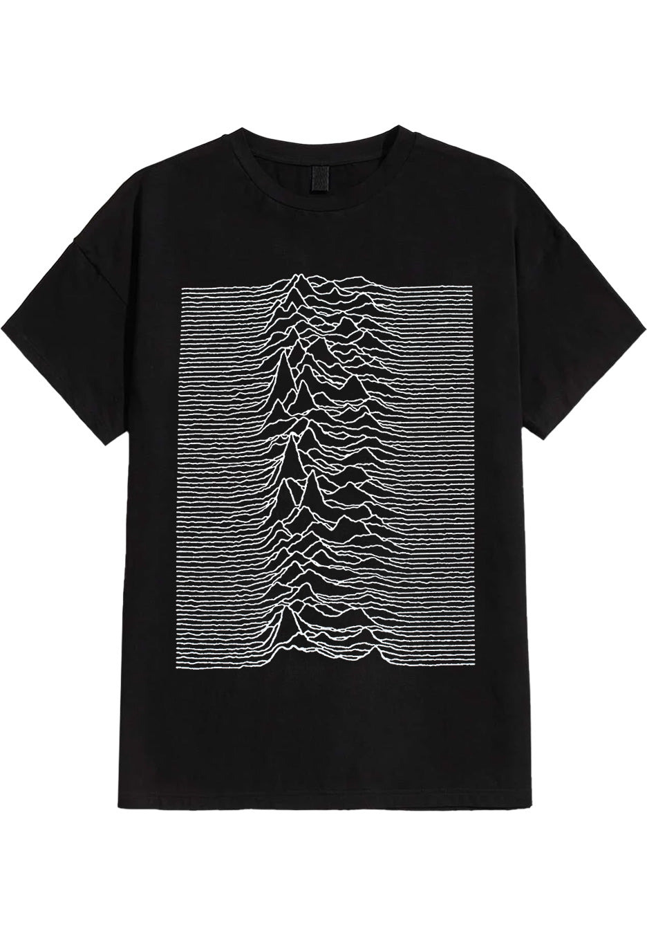 Bild von Joy Division - Unknown Pleasures (Back Print) - T-Shirt - Schwarz - M - 100% Baumwolle,Jersey