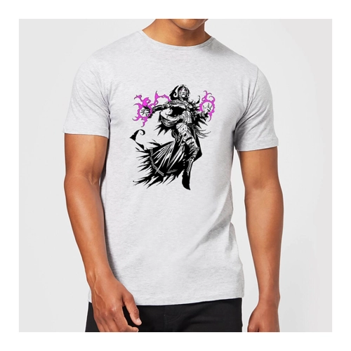 Bild von Magic The Gathering Liliana Character Art T-Shirt - Grau - L