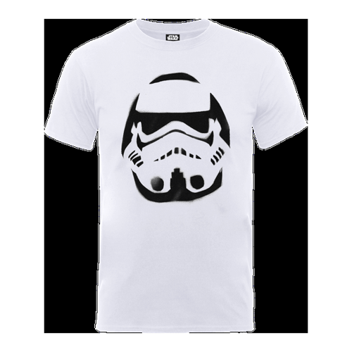 Bild von Star Wars Paint Spray Stormtrooper T-Shirt - Weiß - S