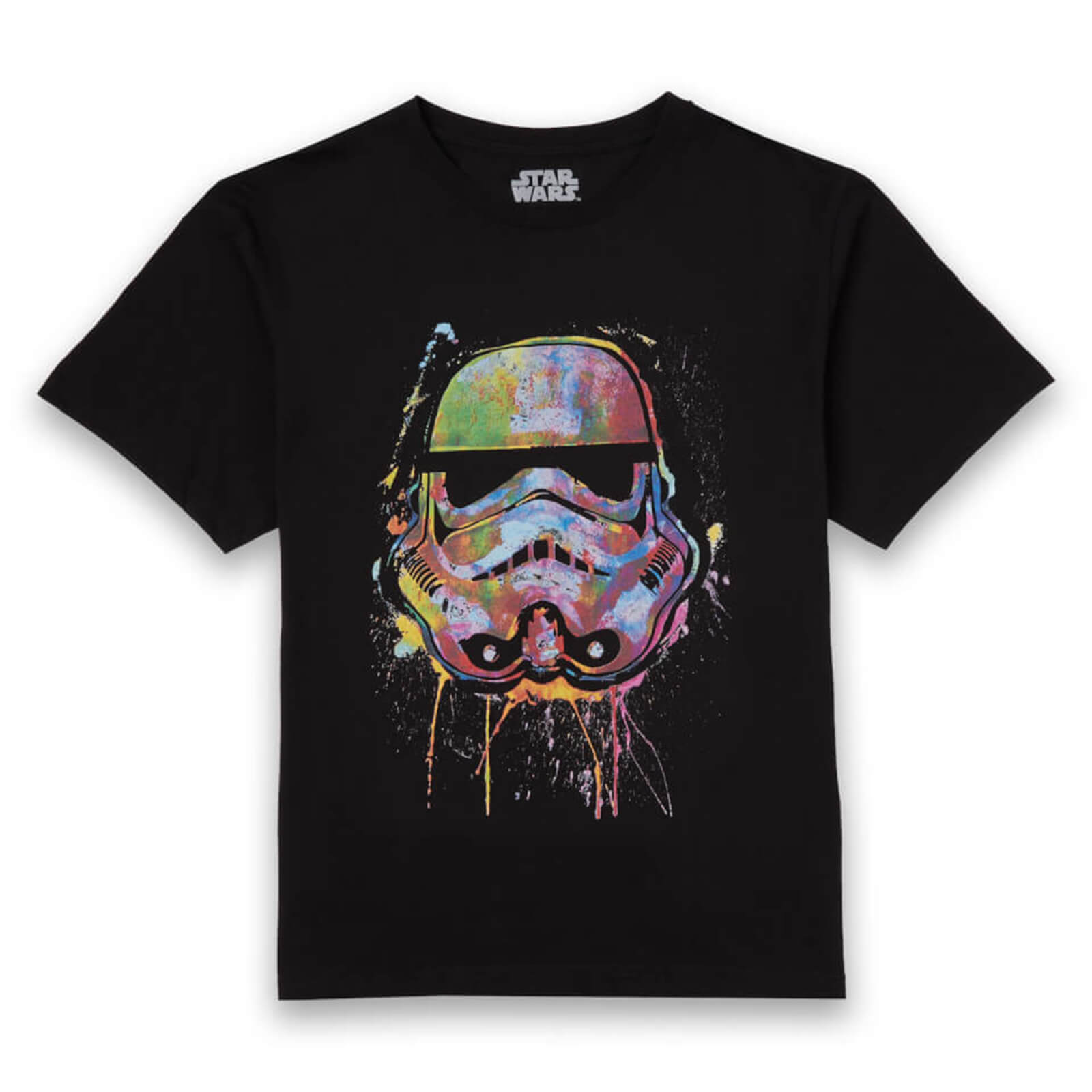 Bild von Star Wars Paint Splat Stormtrooper T-Shirt - Schwarz - XXL