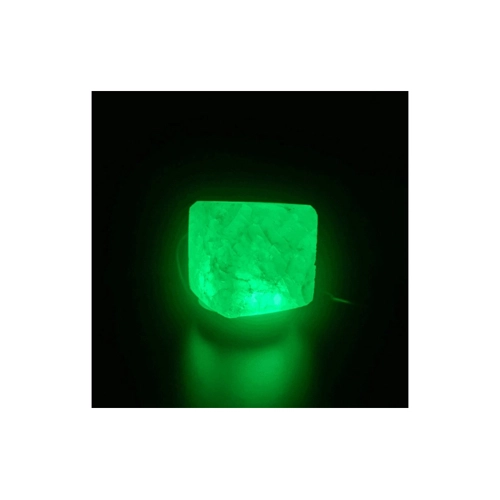 Bild von Heimtex Salzkristall-Tischlampe Himalaya USB Farbwechsellampe - Würfel