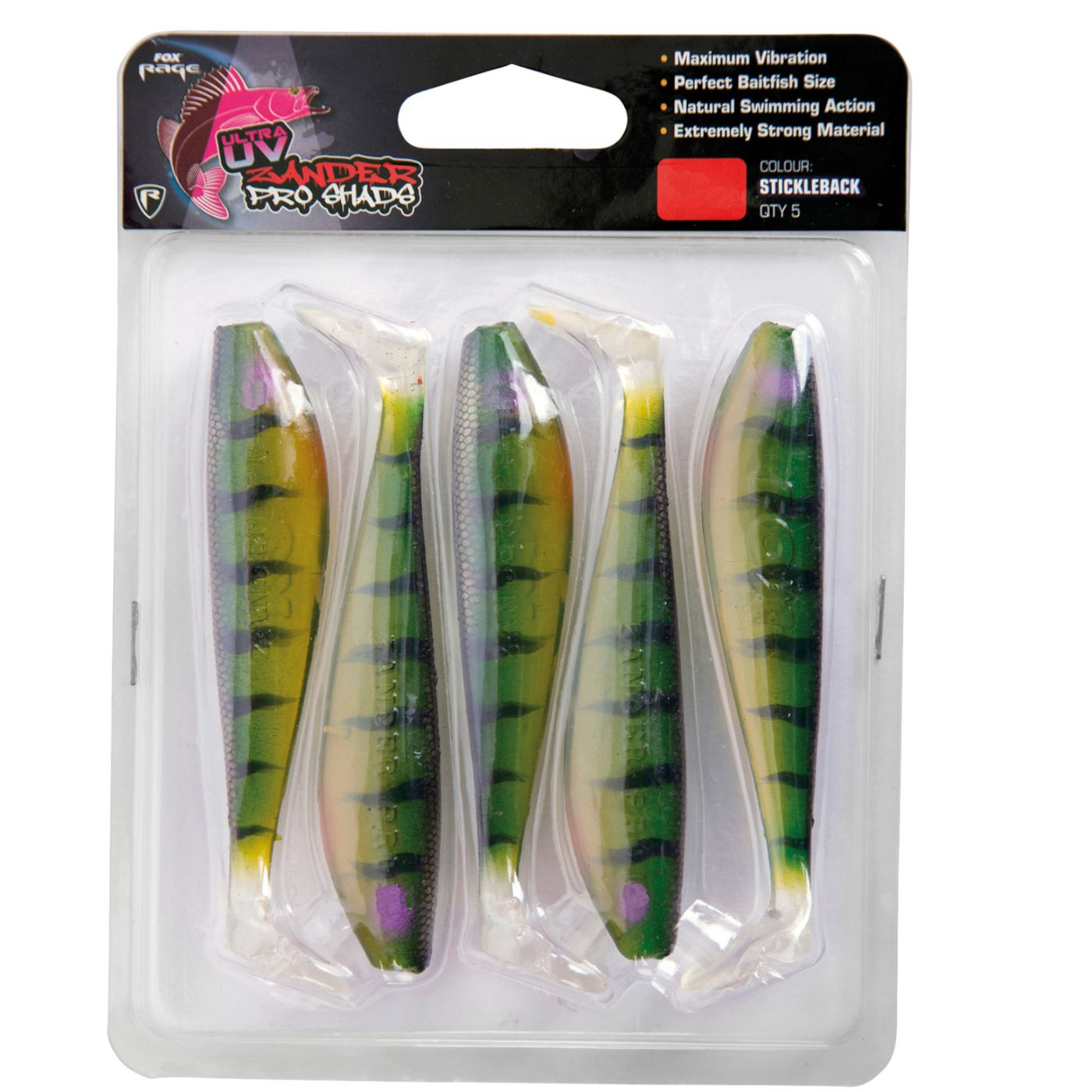 Bild von Fox Rage Kunstköder Fox Rage Zander Pro Ultra UV 7,5cm - 5 Gummifische