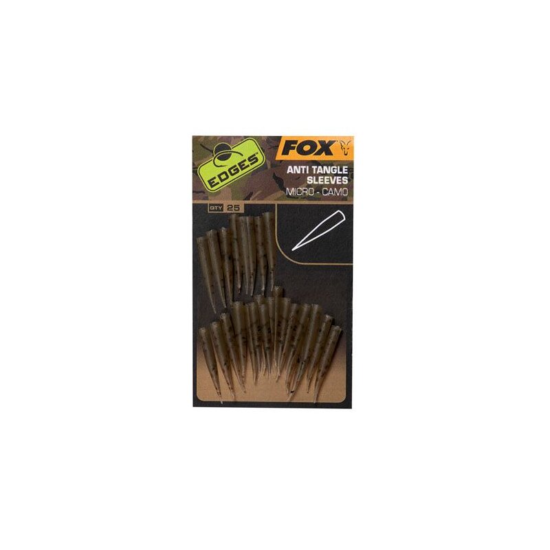 Bild von FOX Edges Micro Anti Tangle Sleeves Camo 25Stk.