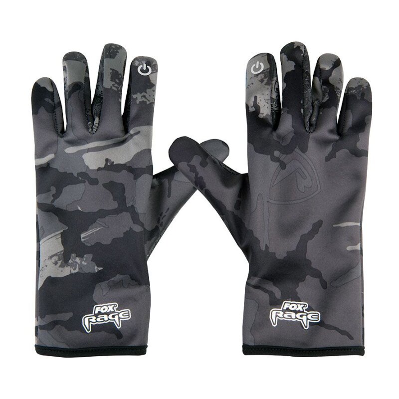 Bild von Fox Rage Thermal Camo Gloves - Thermohandschuhe für Angler