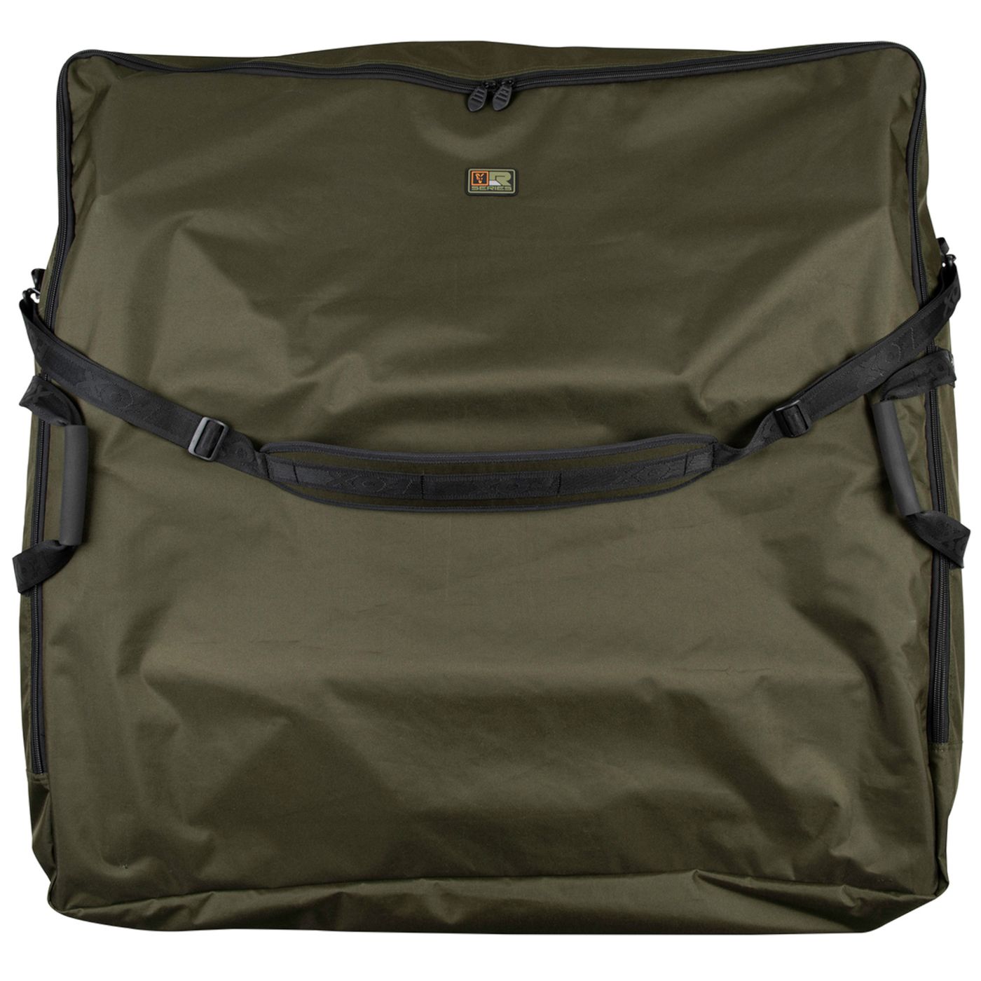 Bild von FOX International Betttasche Fox R Series Betttasche Large, Maße: 85 x 85 x 30cm, Hochrobuste Doppelreißverschlüsse, Abnehmbarer gepolsterter Schultertragegurt, Versteifte EVA-Handtragegriffe, Aus 100% vorbehandeltem 400 Denier Polyester, Hauptaußenmaterial 100% Polyester. Polsterung/Füllung 100% Polyethylen, Innenfutter 100% Polyester