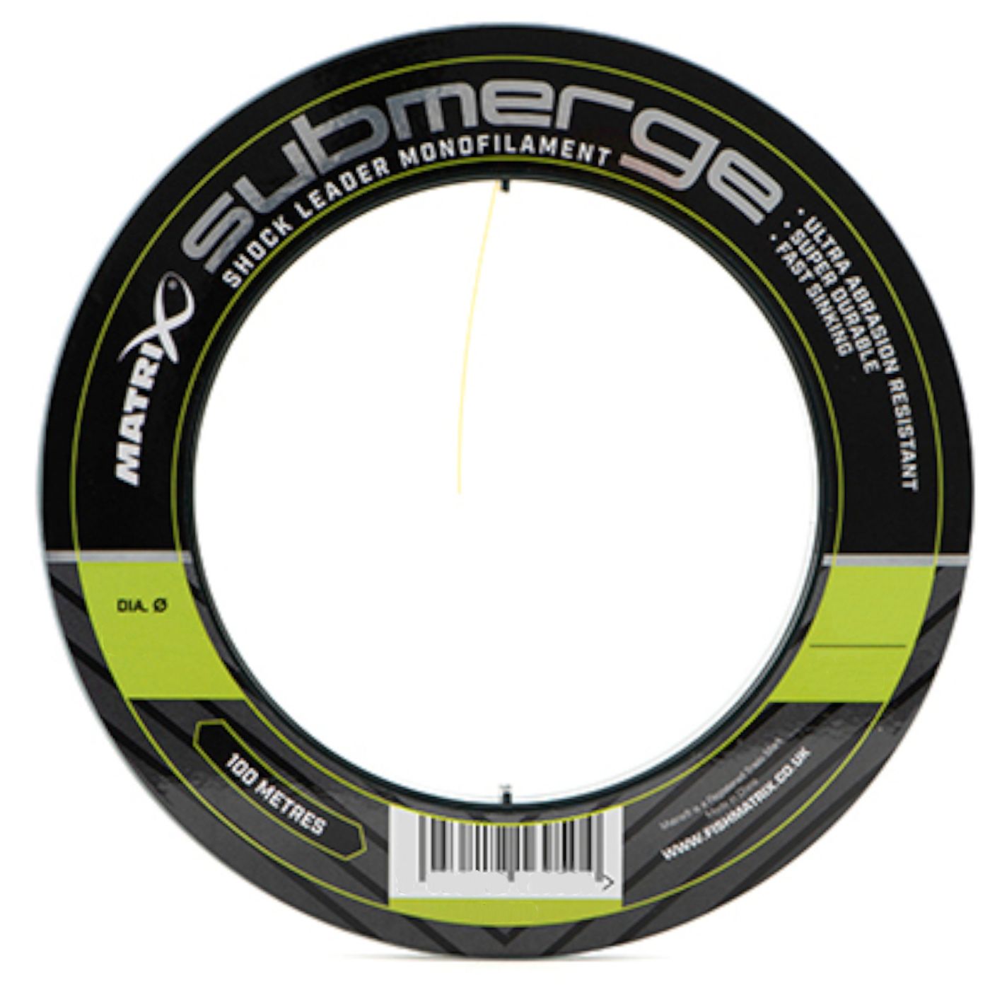 Bild von Fox Matrix Angelschnur Fox Matrix Submerge Shock Leader Monofilament - 100m Schlagschnur, 0.3 m Länge, 0.3 mm Fadendurchmesser, (100-St)