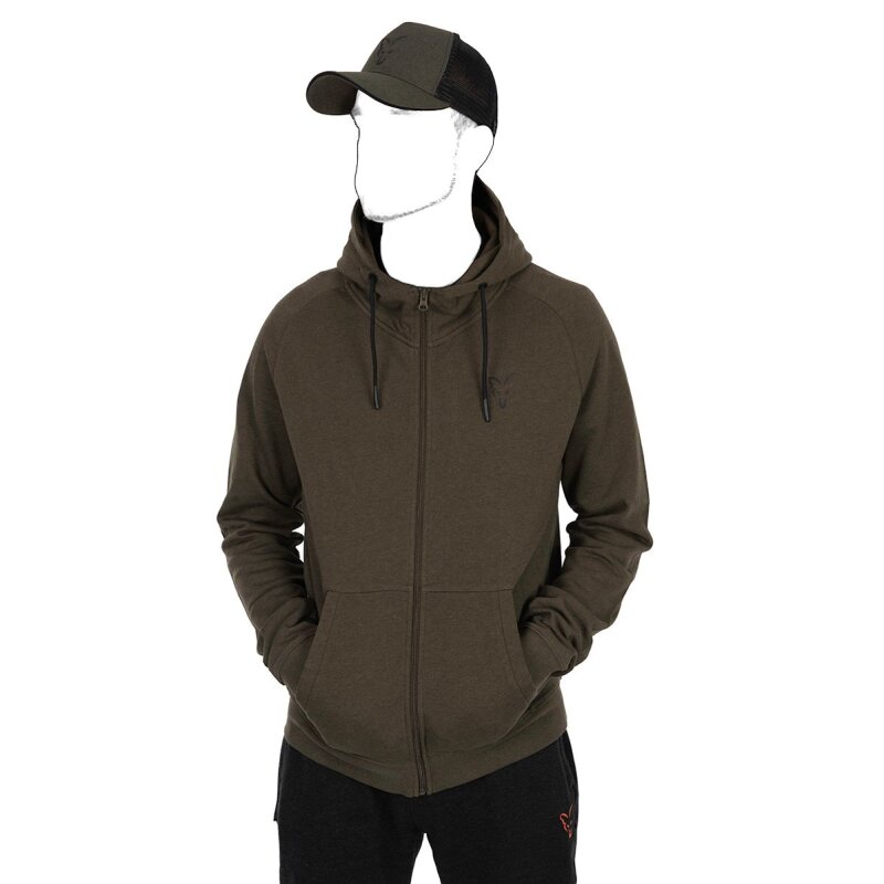 Bild von Fox Collection Lw Hoody Green & Black - Angelpullover