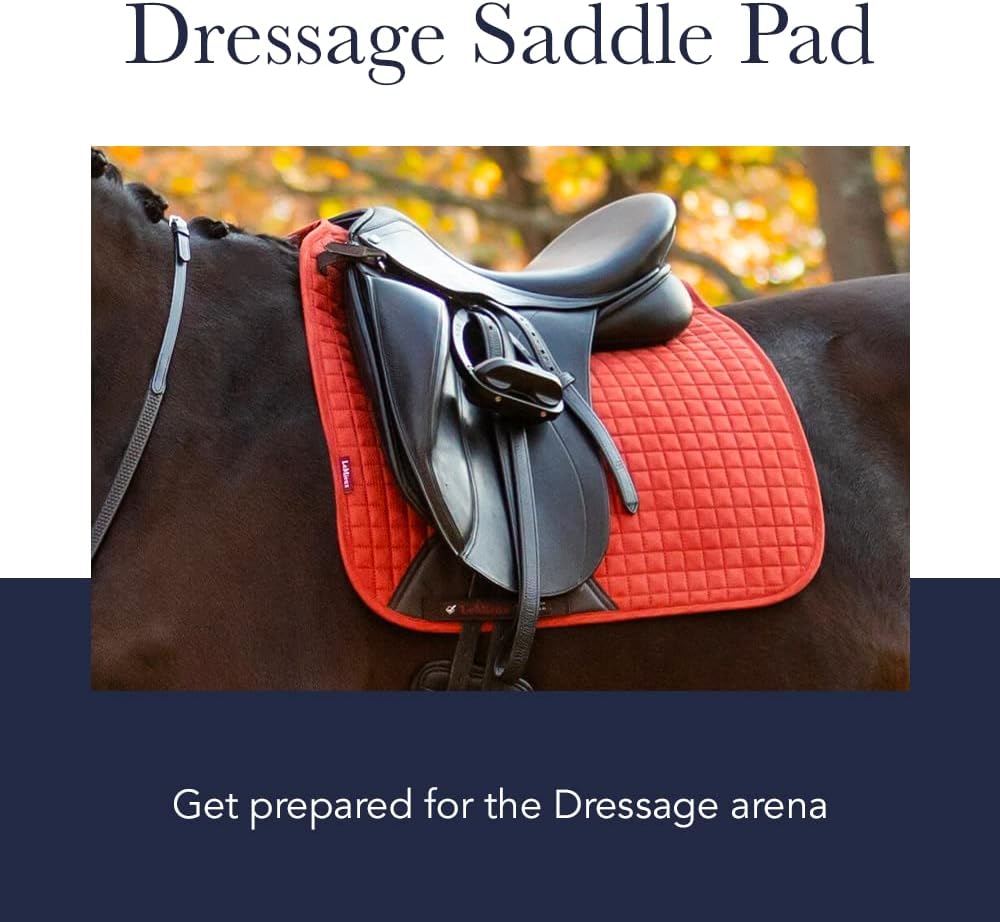 Bild von LeMieux Dressurschabracke Loire Classic Square navy WB (Warmblut)